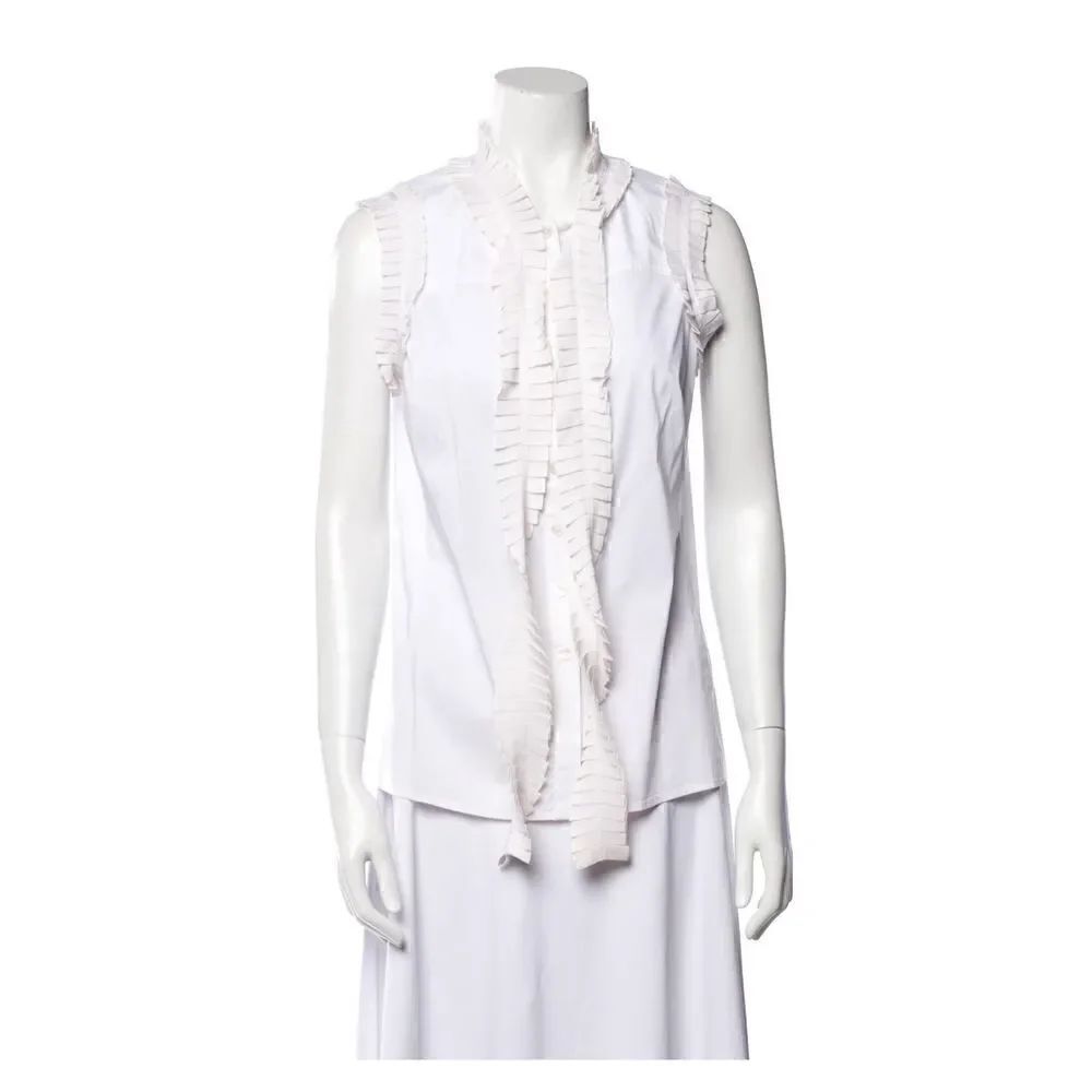 Tory Burch white Tank Top size 4